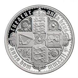 Royaume Uni - Gothic Crown, 1 OZ Silver Proof, 2022