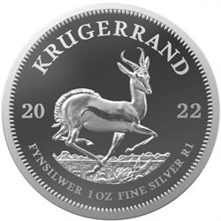 South Africa - Krugerrand 1 ounce silver, 2022 (proof)