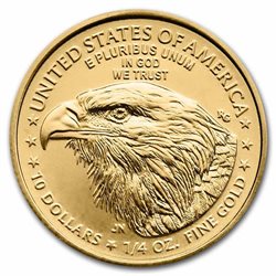 Ηνωμένες Πολιτείες - Νέο Σχέδιο American Eagle 1/4 oz χρυσό, 2022