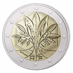 France - 2 Euro, New National Side, 2022 (unc)