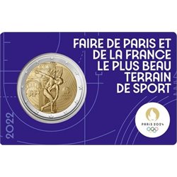France – 2 Euro, OLYMPIC GAMES, 2022 (coin card 4/5)