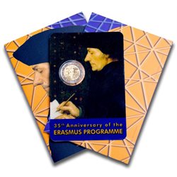 Malte - 2 Euro, ERASMUS PROGRAMME, 2022 (coin card)