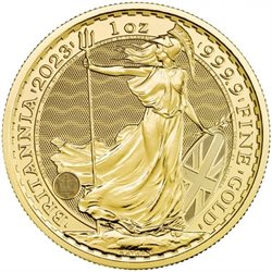 Gran Bretana - Moneda de oro BU 1 oz, Britannia, 2023