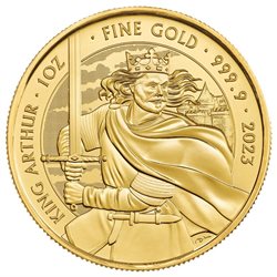 Großbritannien - KING ARTHUR, 1oz Gold Bullion Coin, 2023