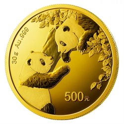 China – Goldmunze BU 30g, Panda, 2023 (Sealed)