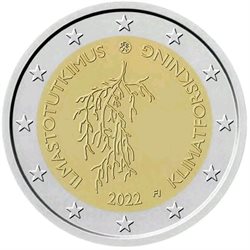 Finlande - 2 Euro, Recherche sur le Climat, 2022