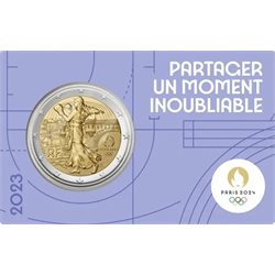 Γαλλία - 2 Ευρώ, OLYMPIC GAMES, 2023 (coin card)