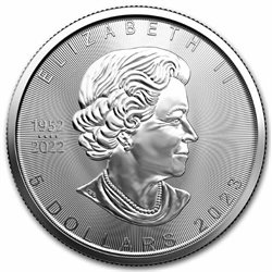 Καναδάς - Αργυρό νόμισμα BU 1 oz, Maple Leaf, 2023