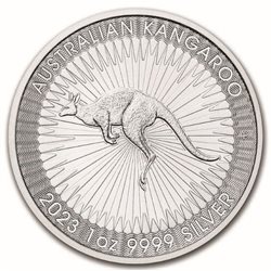 Australia - Moneda de plata 1 oz, Canguro, 2023