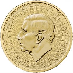 Μεγάλη Βρεταννία - Χρυσό νόμισμα Britannia 1 oz, 2023 KCIII