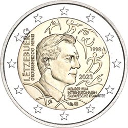 Luxemburg – 2 Euro, Olympic Committee, 2023 (BU)