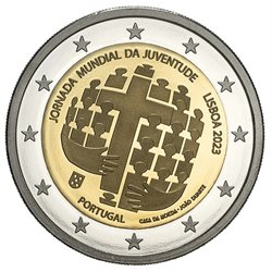Πορτογαλία – 2 Ευρώ, Παγκόσμια Ημέρα Νεολαίας 2023 (BU)