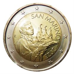 Σαν Μαρίνο – 2 Ευρώ, πορτραίτο Αγ. Μαρίνου, 2023