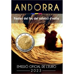 Andorra - 2 Euro, Summer Solstice Festivals, 2023