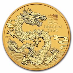 Australien - Gold coin 1/4 oz, Year of the Dragon, 2024