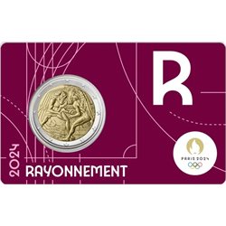 France – 2 Euro, OLYMPIC GAMES, 2024 (coin card R)