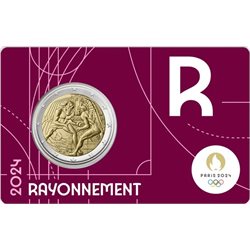 Γαλλία - 2 Ευρώ, ΟΛΥΜΠΙΑΚΟΙ ΑΓΩΝΕΣ, 2024 (coin card R)