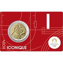 Γαλλία - 2 Ευρώ, ΟΛΥΜΠΙΑΚΟΙ ΑΓΩΝΕΣ, 2024 (coin card I)