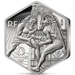 France - 10 Euro silver,  Hercule - Hexagonal, 2024