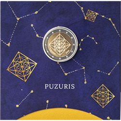 Λετονία - 2 Ευρώ, Puzuris - Himmeli, 2024 (coin card)