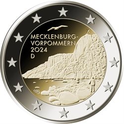 Allemagne - 2 Euro, Mecklenburg, 2024