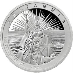 Μεγάλη Βρεταννία - 1 oz αργυρό, The Britannia, 2025 (proof)