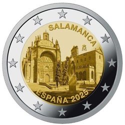 Spain – 2 Euro, Old Town of Salamanca, 2025