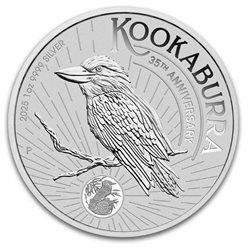 Australia - Silver coin 1 oz, Kookaburra, 2025 (KING)