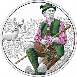 Austria - 10 Euro silver, Traditional dresses (Leather), 2025