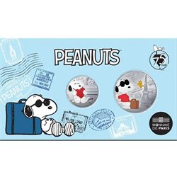 France - Snoopy Duo cardlet - 50€ & 10€ silver coin, 2025