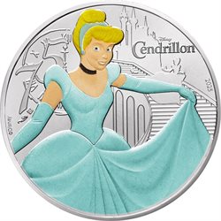 France - Cinderella 10 Euro Silver coin, 2025 (in blister)