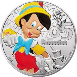 France - Pinocchio 10 Euro Silver coin, 2025 (in blister)