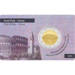 Croatia - 2 euro, City of Pula – Arena, 2025 (blister)