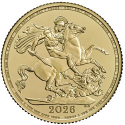 Great Britain - King Charles III, Gold Sovereign, 2026
