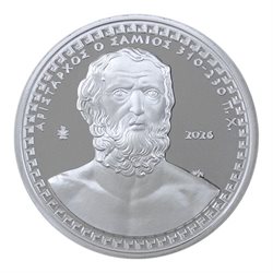 Grecia - 10 euro silver, ARISTARCHOS OF SAMOS, 2026