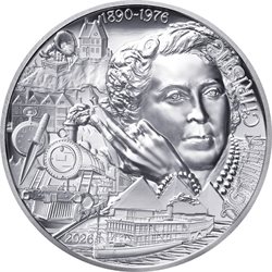 Γαλλία - 20 Ευρώ αργυρό 1 Oz, AGATHA CHRISTIE, 2026