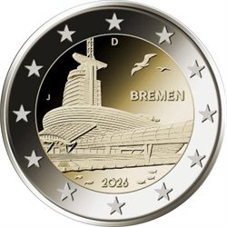 Γερμανία – 2 Ευρώ, Το κρατίδιο της Βρέμης, 2026