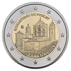 Ισπανία – 2 Ευρώ, Μοναστήρι του Poblet, 2026