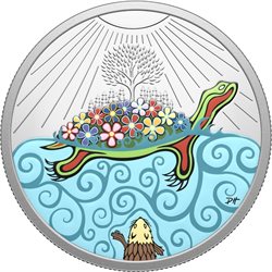 Καναδάς - Αργυρό νόμισμα 1 oz, Turtle Island, 2026 (proof)