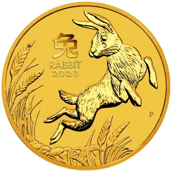 Australie - Gold coin 1/4 oz, Year of the Rabbit, 2023