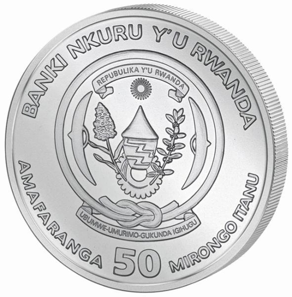 Rwanda - piece en argent 1 oz, SEDOV, 2021 (PROOF)