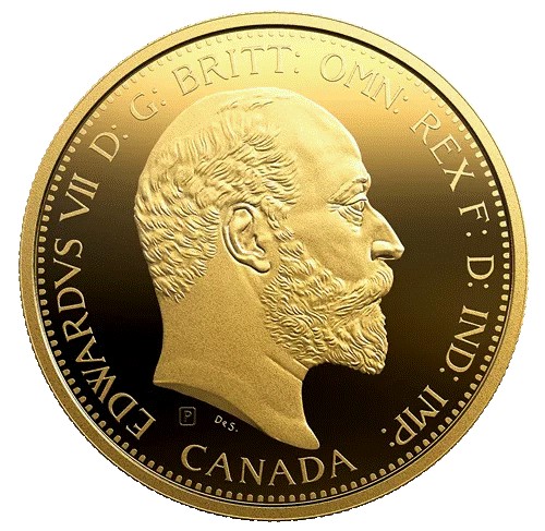 Canada - Silver 1 oz Gold-Plated, the 1908 Sovereign, 2018