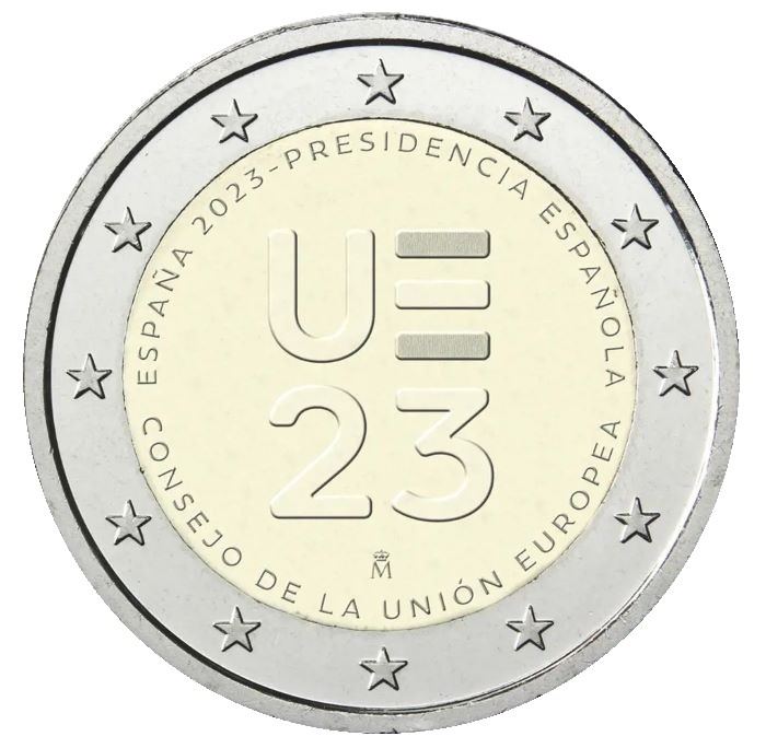Spanien - 2 Euro, EU  Presidency, 2023