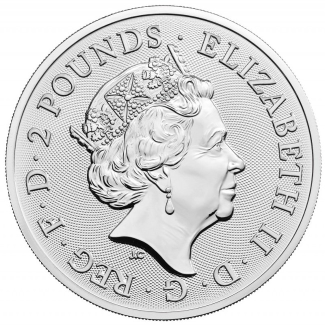 Gran Bretana - The Royal Arms Silver Coin BU 1 oz, 2021