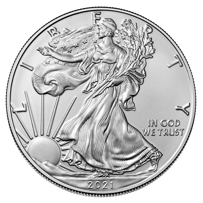 United States - New design American Eagle 1 oz silver, 2021