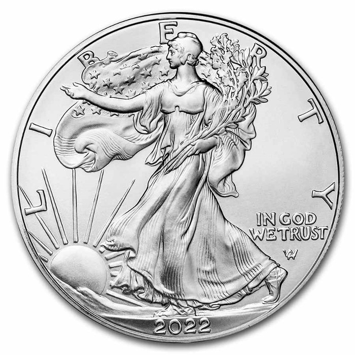 United States - New design American Eagle 1 oz silver, 2022