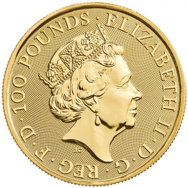 Royaume Uni - The Royal Arms Gold Coin BU 1 oz, 2022
