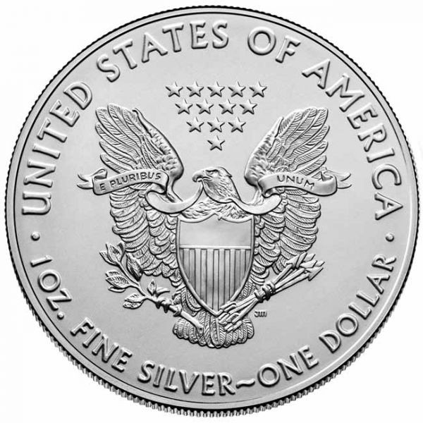 Ηνωμένες Πολιτείες - Αργυρό νόμισμα 1 oz, US Eagle, 2021 (Type I)
