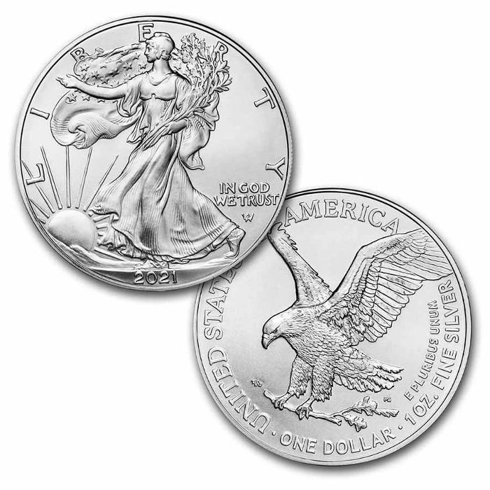 United States - New design American Eagle 1 oz silver, 2021