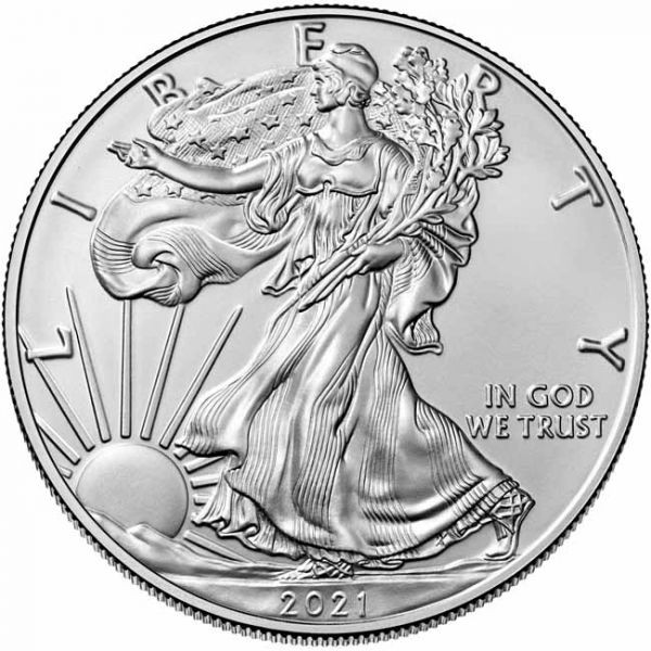 Ηνωμένες Πολιτείες - Αργυρό νόμισμα 1 oz, US Eagle, 2021 (Type I)